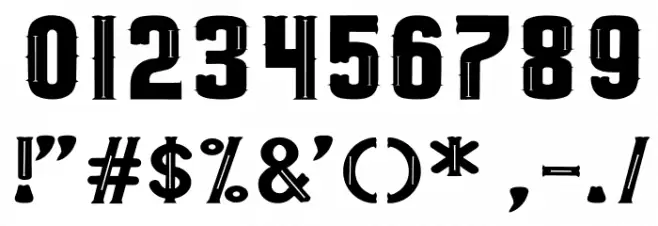 VILLADICANCE Font OTHER CHARS