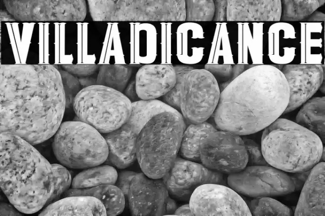 VILLADICANCE Font examples