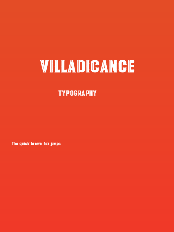 VILLADICANCE Poster