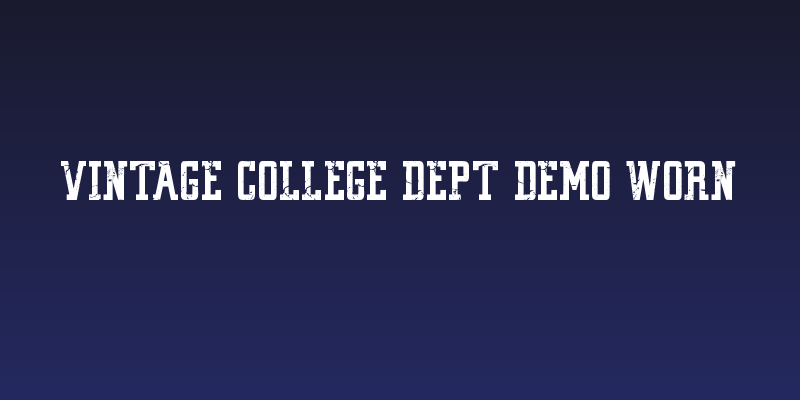 VINTAGE COLLEGE DEPT_DEMO_worn Social Header