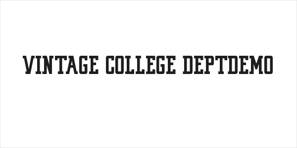 VINTAGE COLLEGE DEPT_pure_DEMO Logo