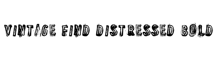 VINTAGE FIND DISTRESSED Bold  baixar fontes gratis