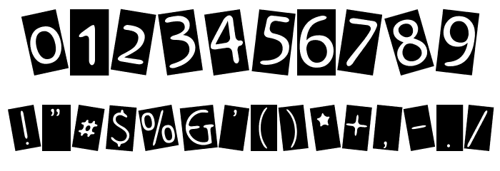 VINTAGE PUNK Font OTHER CHARS