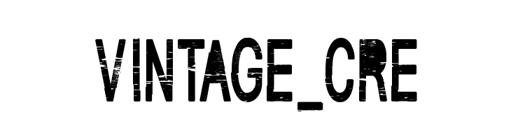 VINTAGE_CRE  baixar fontes gratis