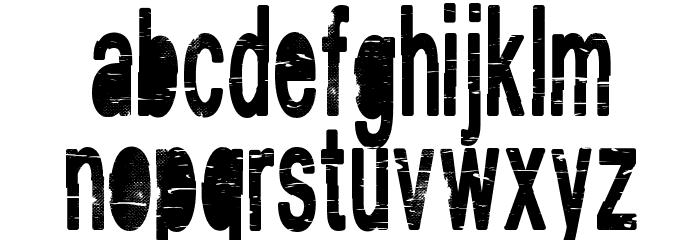 VINTAGE_CRE Font LOWERCASE