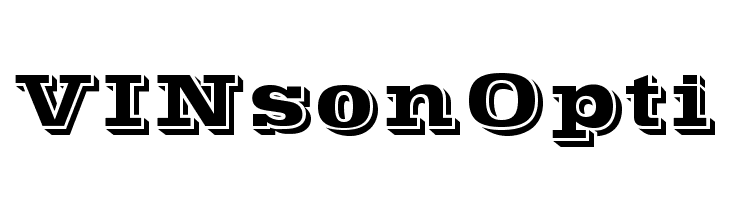 VINsonOpti Font