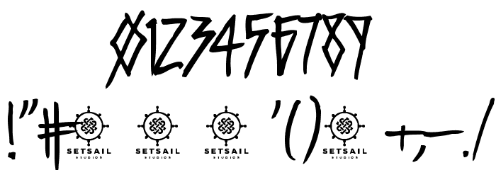 VIOLENT DESIRE Font OTHER CHARS
