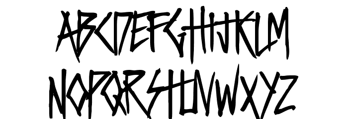 VIOLENT DESIRE Font LOWERCASE