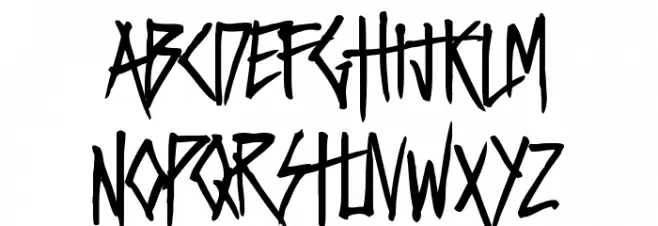 VIOLENT DESIRE 字体 小写