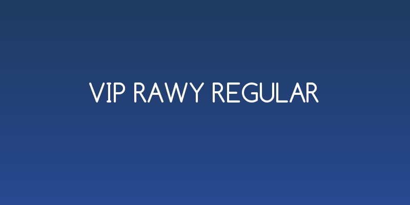 VIP Rawy Regular Social Header