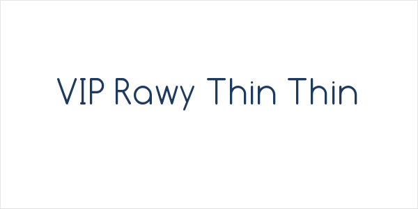 VIP Rawy Thin Thin Logo