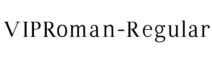 VIPRoman-Regular  नि: शुल्क फ़ॉन्ट्स डाउनलोड