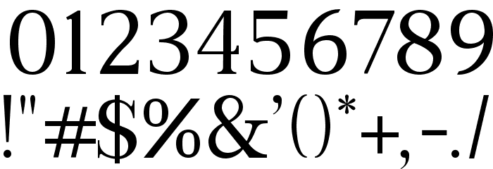 VIPRoman-Regular Font OTHER CHARS