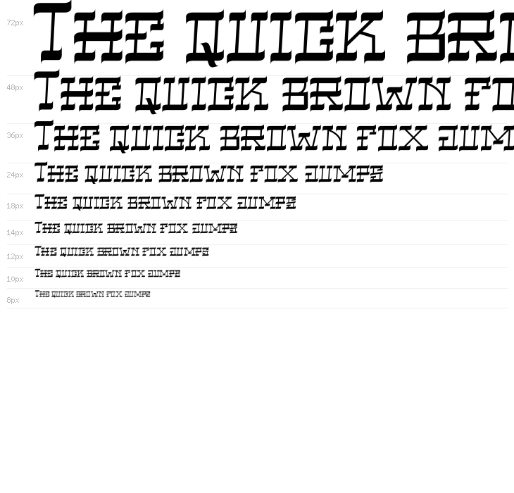 VIRGIL BLACK NARROW Waterfall