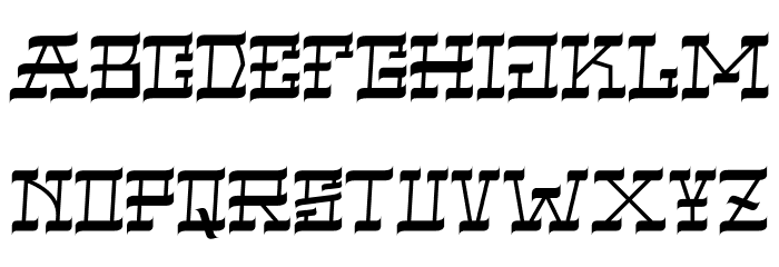 VIRGIL BLACK NARROW Font LOWERCASE