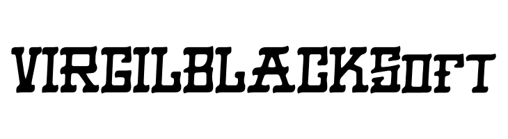 VIRGIL BLACK Soft  Frei Schriftart Herunterladen