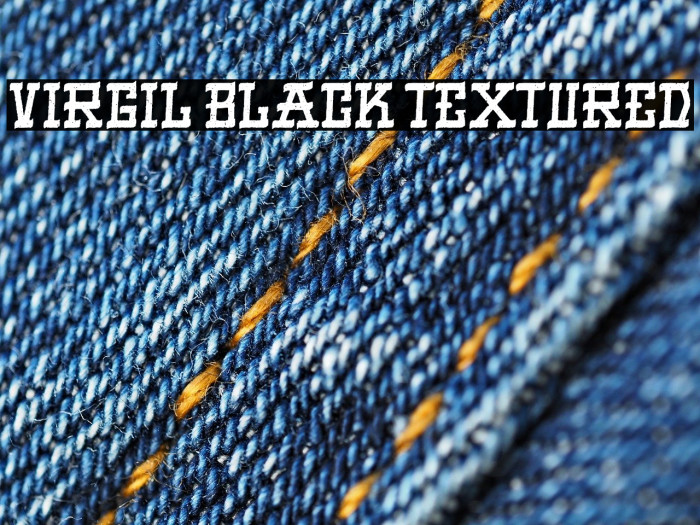 VIRGIL BLACK TEXTURED Example 2