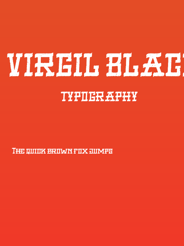 VIRGIL BLACK TEXTURED Poster
