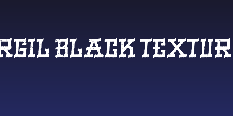 VIRGIL BLACK TEXTURED Social Header