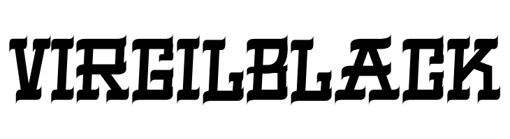 VIRGIL BLACK  baixar fontes gratis