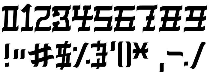VIRGIL BLACK Font OTHER CHARS