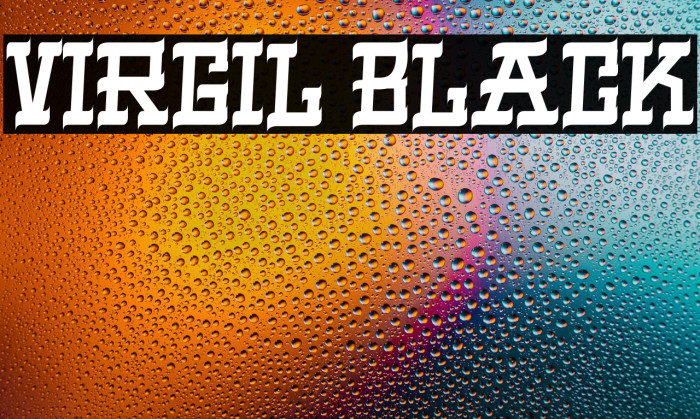 VIRGIL BLACK Example 1