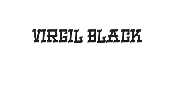 VIRGIL BLACK Logo