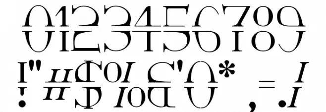 Via-A-Vis Font OTHER CHARS