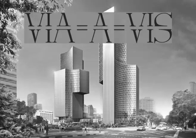 Via-A-Vis Font examples