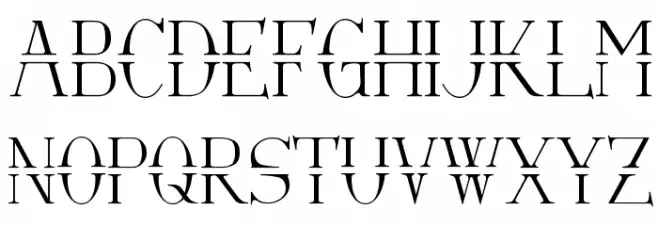 Via-A-Vis Font LOWERCASE