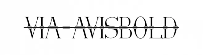 Via-AVisBold  font caratteri gratis