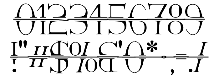Via-AVisBold Font OTHER CHARS