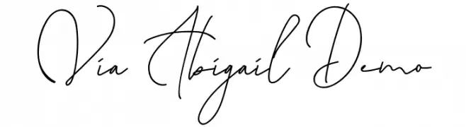 Via Abigail Demo Font