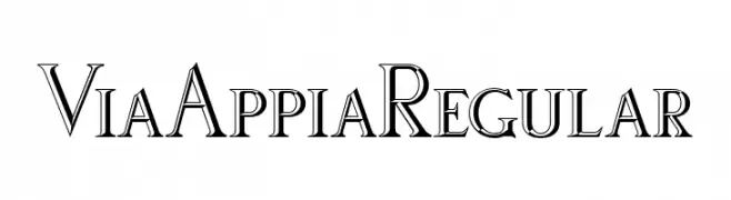 Via Appia Regular  免费字体下载
