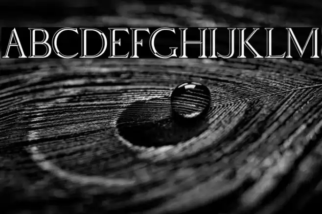 Via Appia Regular Font examples