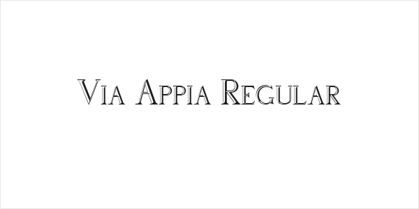 Via Appia Regular Logo