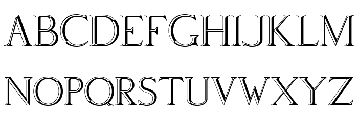 Via Appia Regular Font LOWERCASE