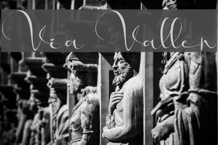 Via Vallen Font examples