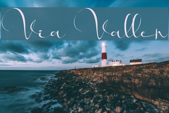 Via Vallen Font examples