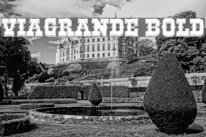 ViaGrande Bold Font examples