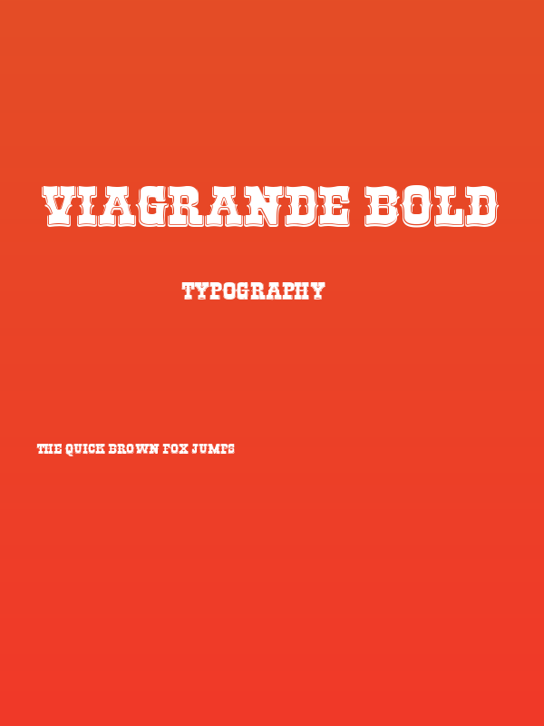 ViaGrande Bold Poster