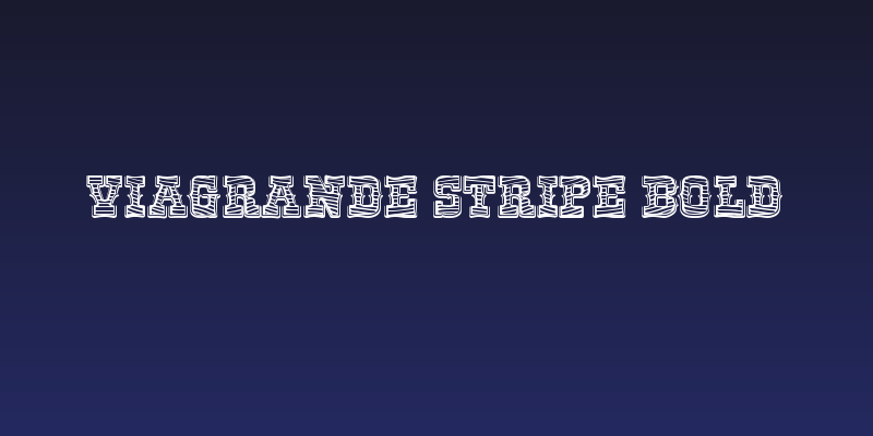 ViaGrande Stripe Bold Social Header