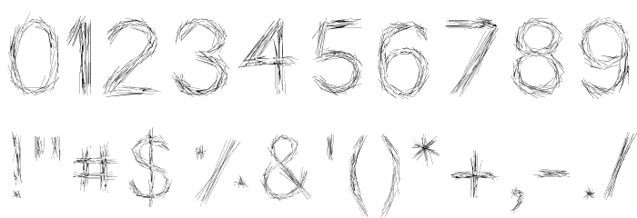 ViaStik Font OTHER CHARS