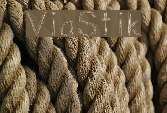 ViaStik Font examples