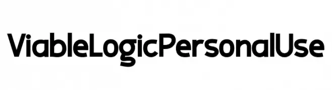 Viable Logic Personal Use  baixar fontes gratis
