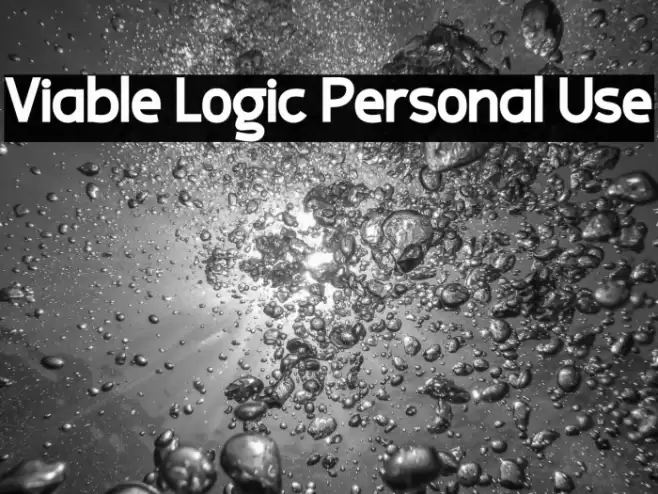 Viable Logic Personal Use Fuentes examples