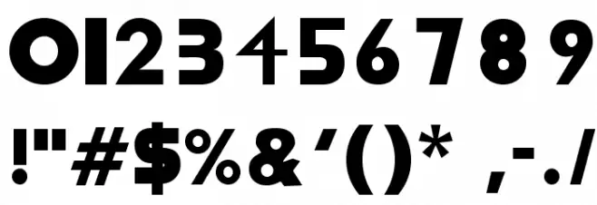 Viafont Font OTHER CHARS
