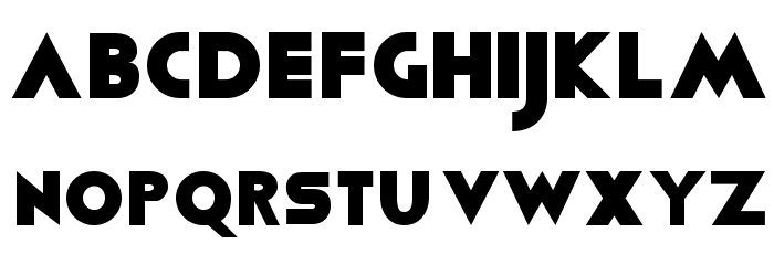 Viafont Font LOWERCASE