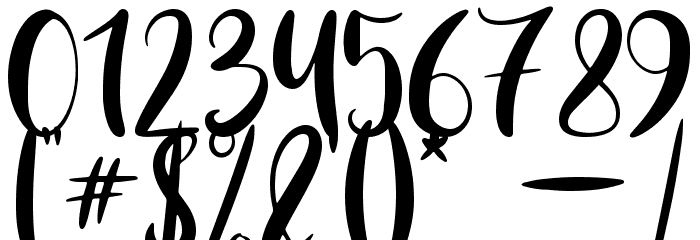 Vibelove - Personal Use Font OTHER CHARS