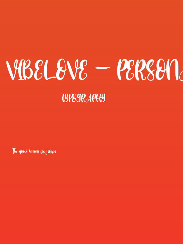 Vibelove - Personal Use Poster